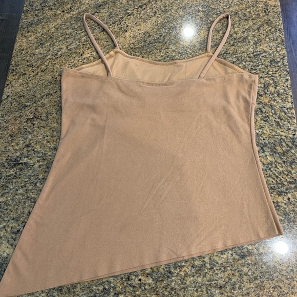 Y2K Asymmetrical Tank Top Butterfly Camel Color Size Large - Picture 5 of 8